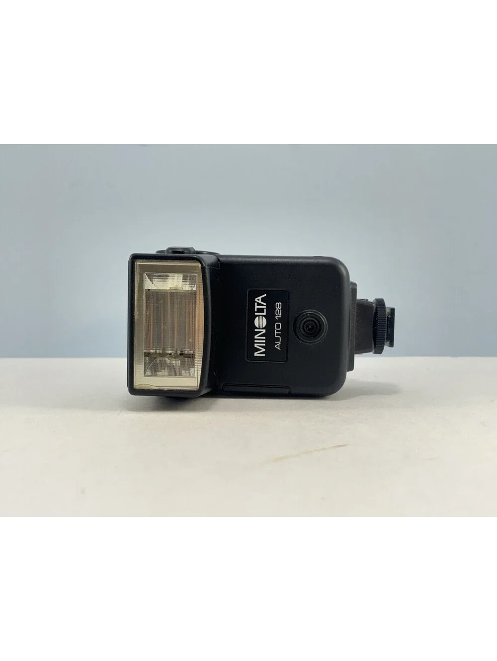 Konica Minolta Auto 128 Shoe Mount Flash for Film Camera Tested Working Read⬇️⬇️